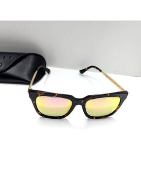DIFF Bella Matte Black Brown Tortoise Gold Pink Yellow Mirror Polarized Lenses